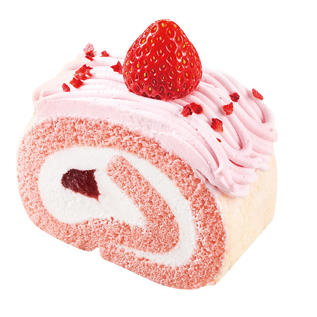 苺のクリームロール